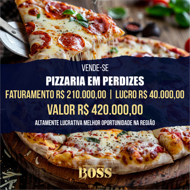 Pizzaria em Perdizes Oportunidade <br>Faturamento mensal R$ 210.000,00 <br>Lucro mensal R$ 40.000,00